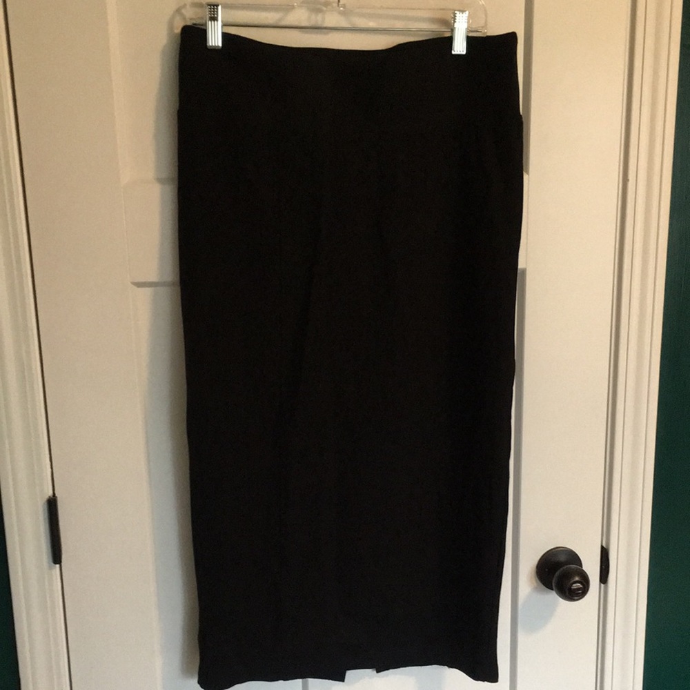 EUC Women’s Black Melissa McCarthy Seven7 Maxi Pencil Skirt size XL